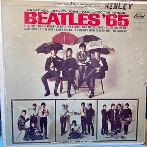 Vintage 1964 THE BEATLES Beatles '65 Vinyl LP Record Album